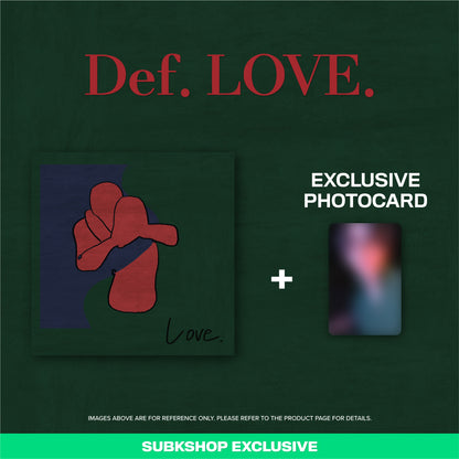 DEF. 1ST EP - LOVE. + EXCLUSIVE PHOTOCARD