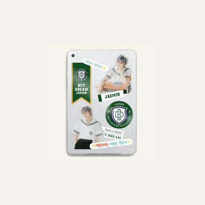 NCT DREAM 2021 BACK TO SCHOOL KIT OFFICIAL MD - LUGGAGE STICKER + PHOTO CARD SET