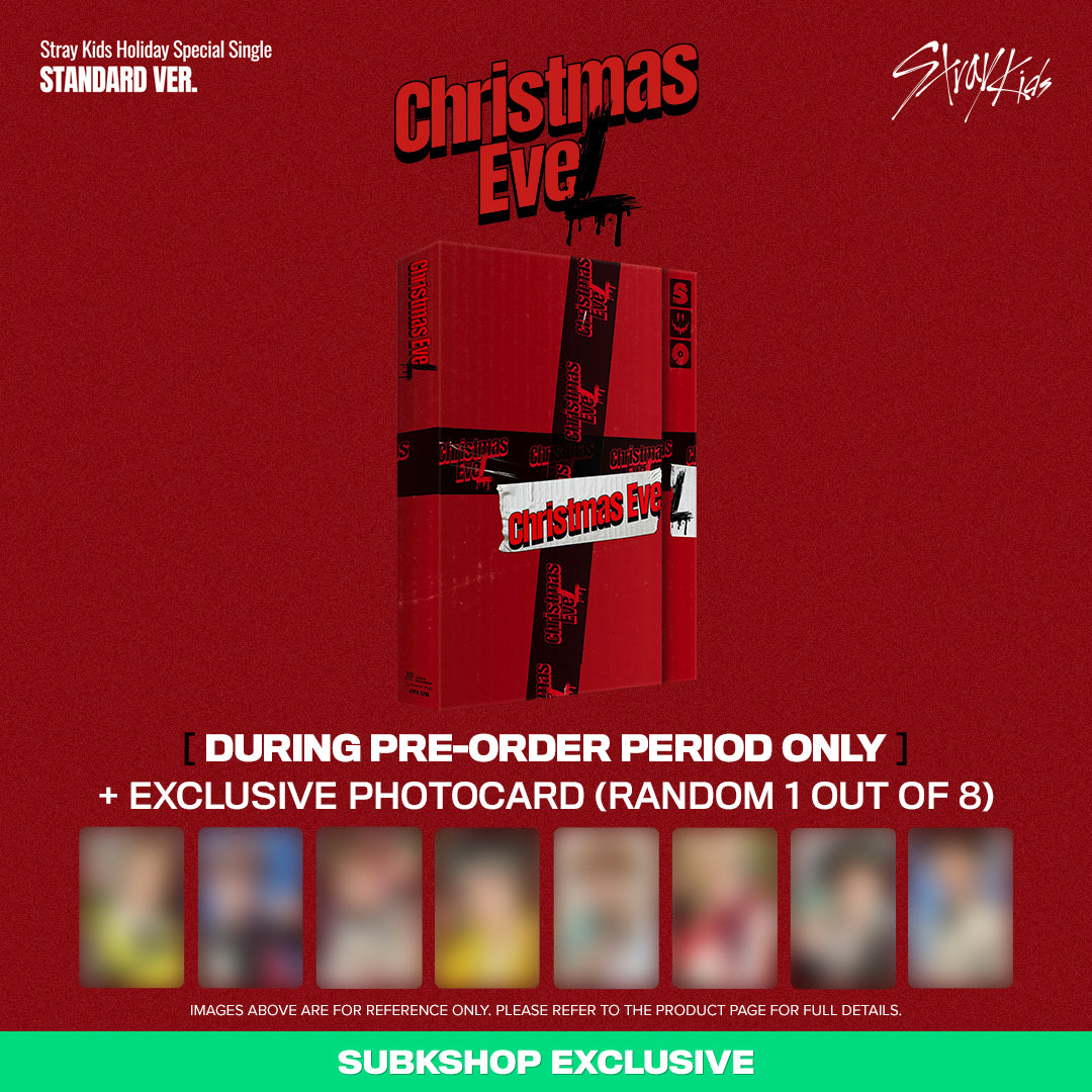 STRAY KIDS HOLIDAY SPECIAL SINGLE ALBUM - CHRISTMAS EVEL (STANDARD VER.) + EXCLUSIVE PHOTOCARD