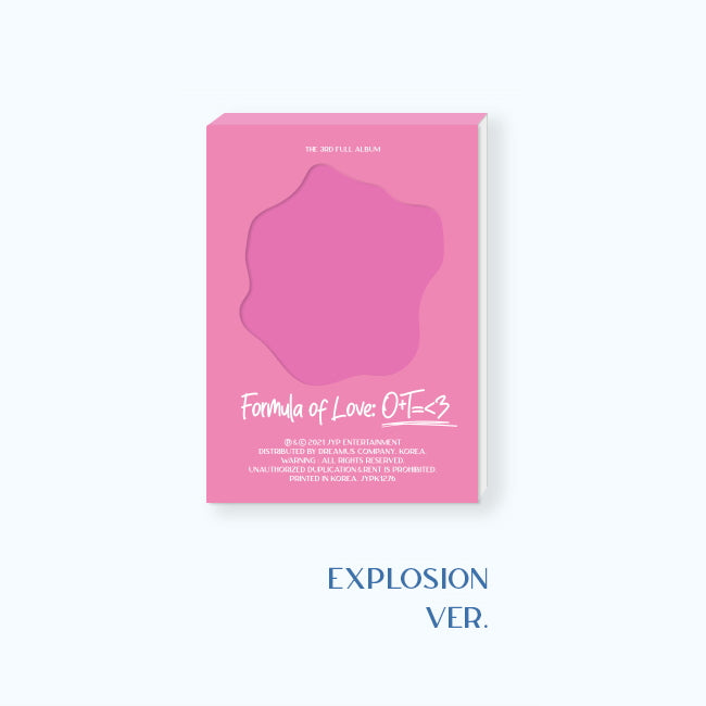 TWICE 3RD FULL ALBUM - FORMULA OF LOVE: O+T=<3