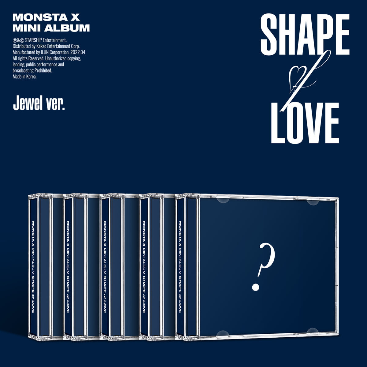 MONSTA X 11TH MINI ALBUM - SHAPE OF LOVE (JEWEL VER.) – SubK Shop