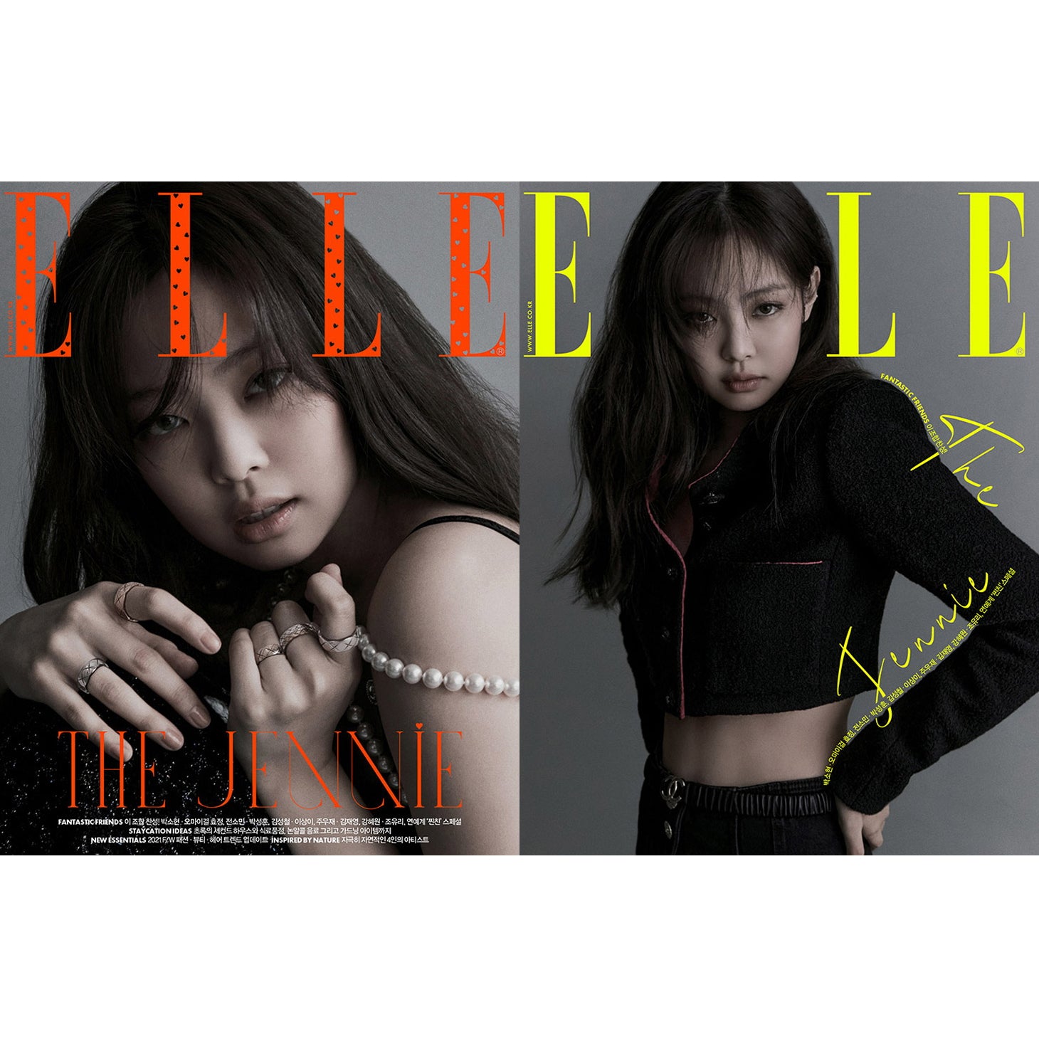 ELLE KOREA 2021.08 (THE JENNIE) - BLACKPINK JENNIE COVER – SubK Shop