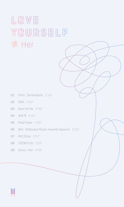 BTS 5TH MINI ALBUM - LOVE YOURSELF 承 'HER'