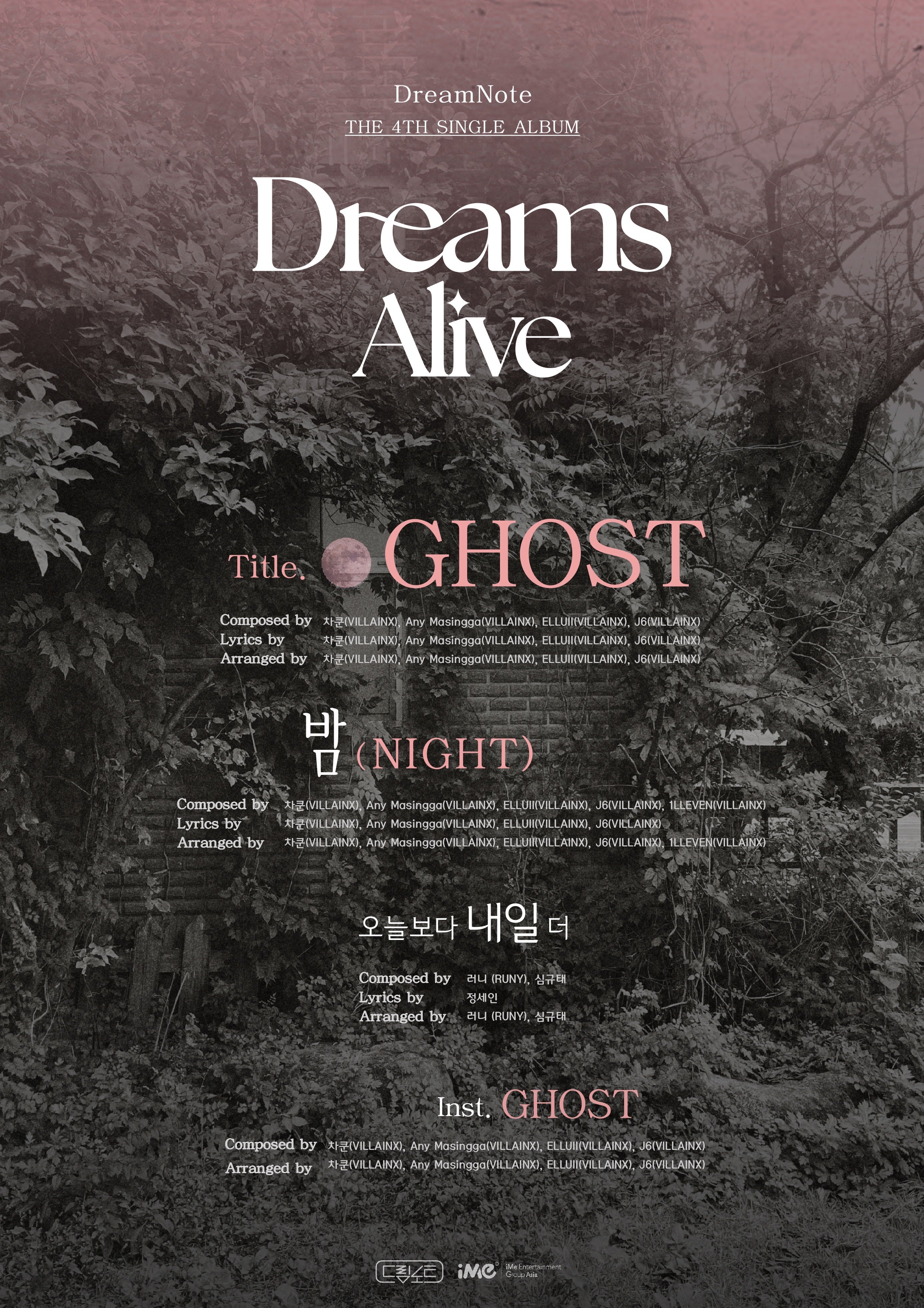 DREAMNOTE 4TH SINGLE ALBUM - DREAMS ALIVE