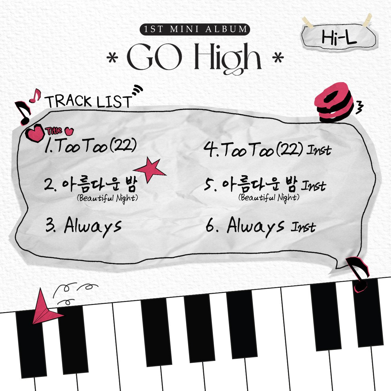 HI-L 1ST MINI ALBUM - GO HIGH
