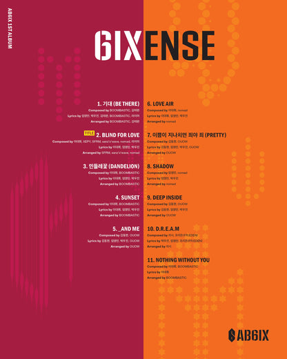AB6IX 1ST ALBUM - 6IXENSE