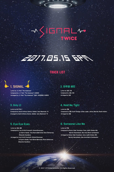 TWICE 4TH MINI ALBUM - SIGNAL