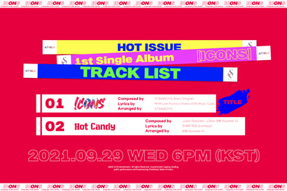 HOT ISSUE 1ST SINGLE ALBUM - ICONS