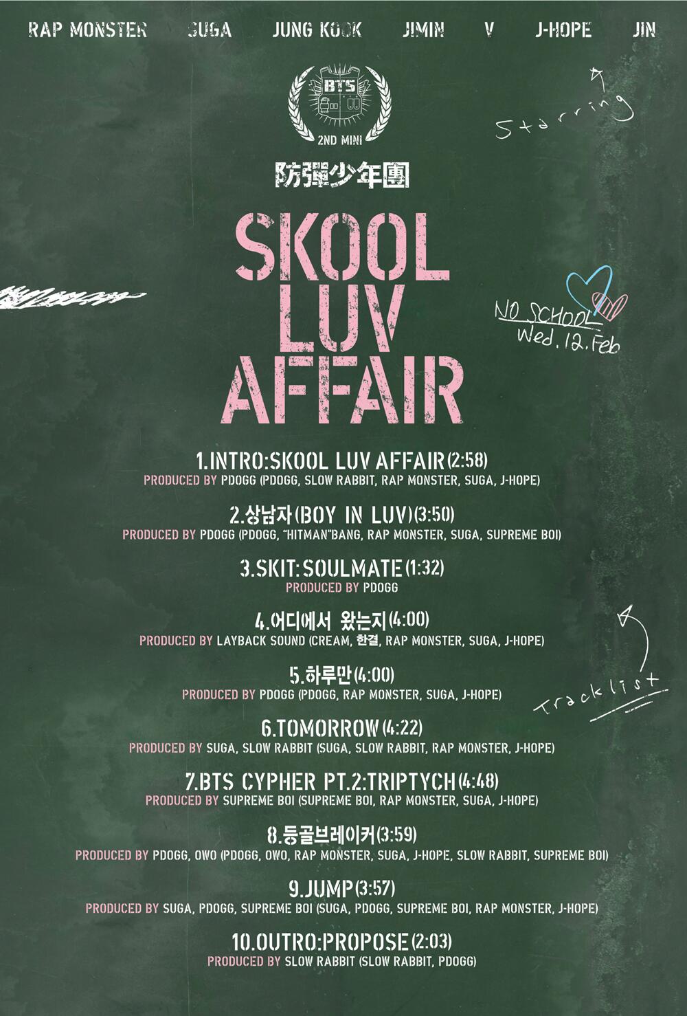 BTS 2ND MINI ALBUM - SKOOL LUV AFFAIR