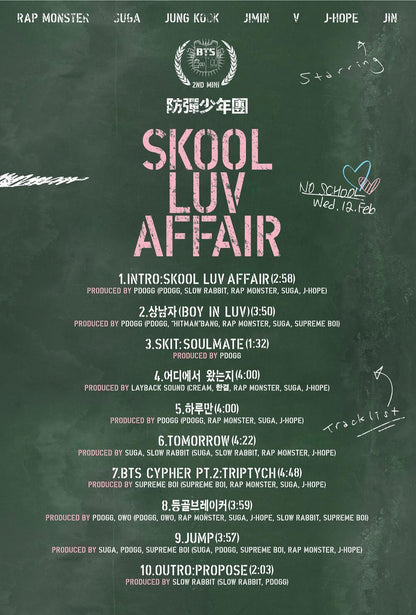 BTS 2ND MINI ALBUM - SKOOL LUV AFFAIR