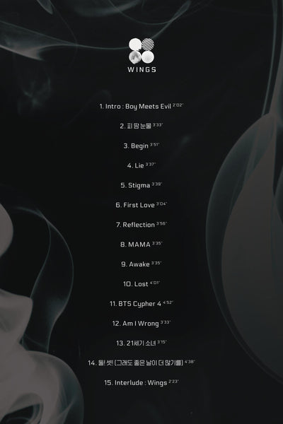 BTS 2ND FULL ALBUM - WINGS