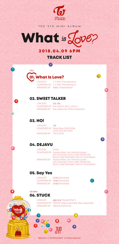 TWICE 5TH MINI ALBUM - WHAT IS LOVE?