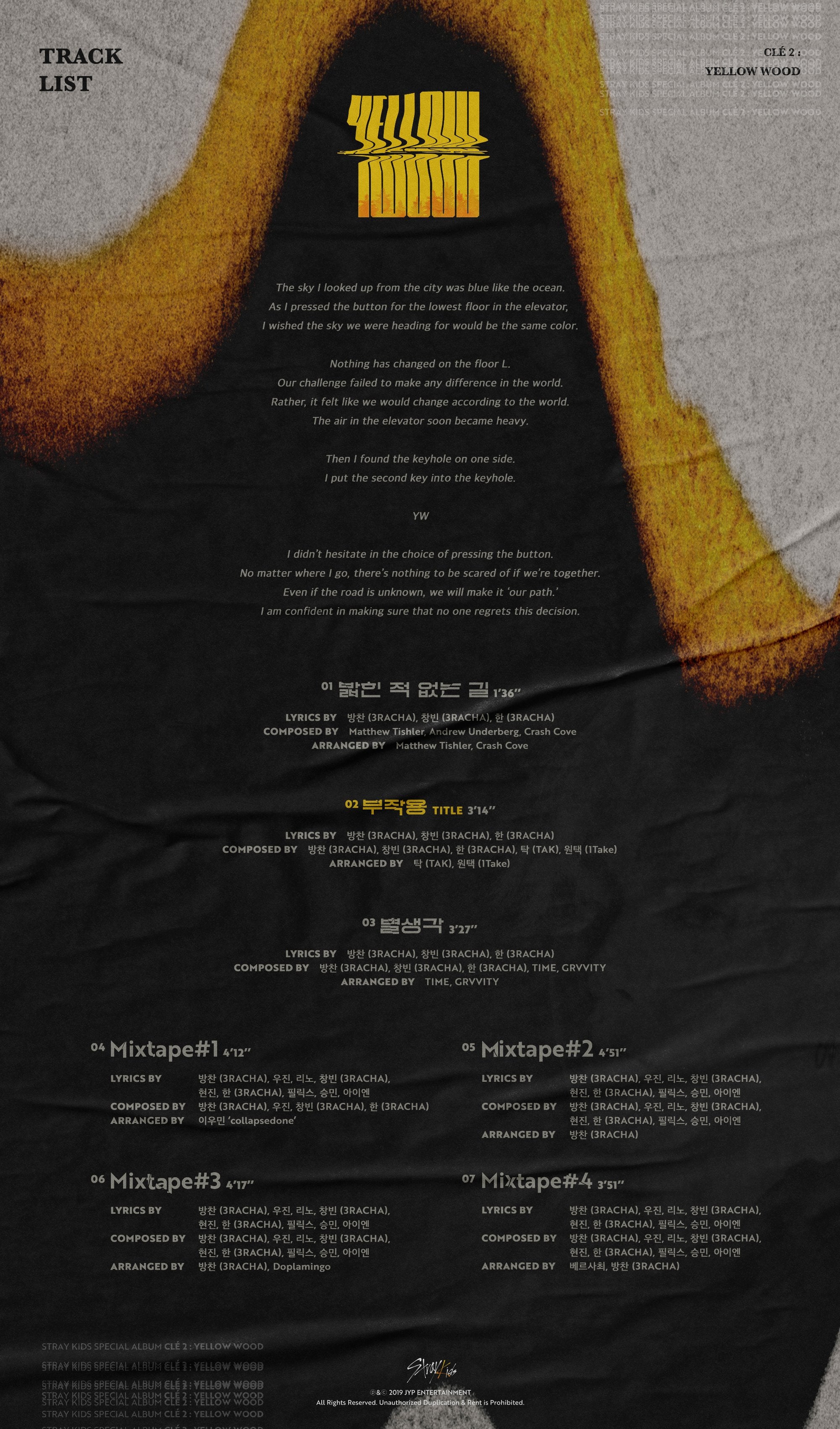STRAY KIDS SPECIAL ALBUM - CLÉ 2 : YELLOW WOOD