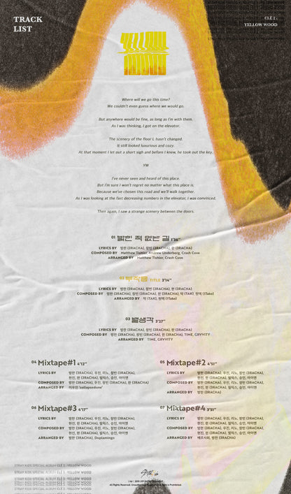 STRAY KIDS SPECIAL ALBUM - CLÉ 2 : YELLOW WOOD